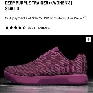 NOBULL DEEP PURPLE TRAINER+ (WOMEN'S 10.5)